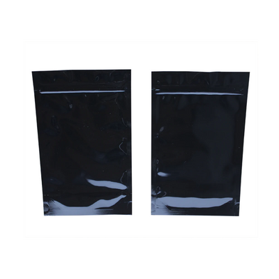 Mylar 1/2oz Tamper Evident Zip-Lock Exit Bags (Black)