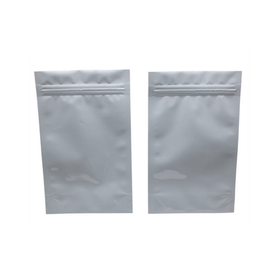 Mylar 1/2oz Tamper Evident Zip-Lock Exit Bags (White)