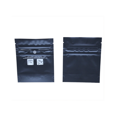 Mylar 1/8oz Child Resistant ASTM Exit Bags (Black)