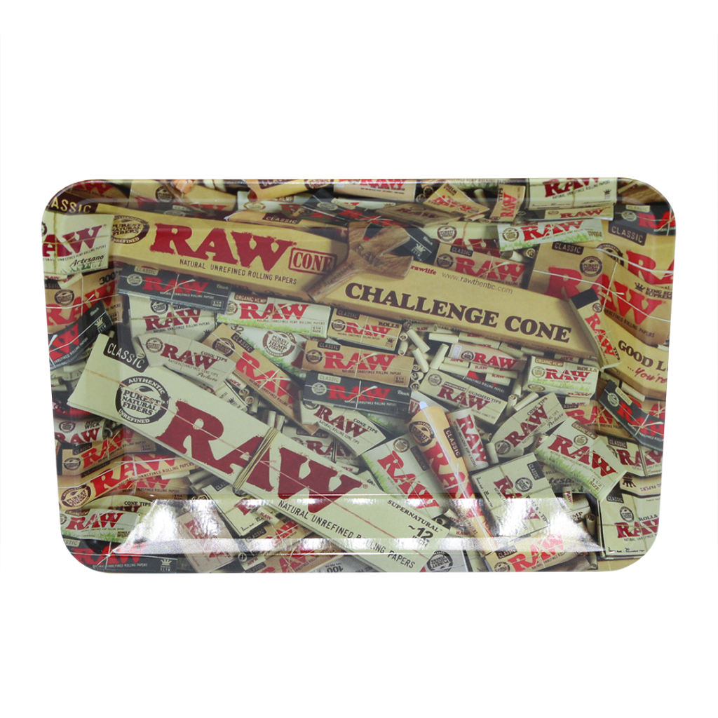 RAW Mini Metal Rolling Tray - Assorted Styles