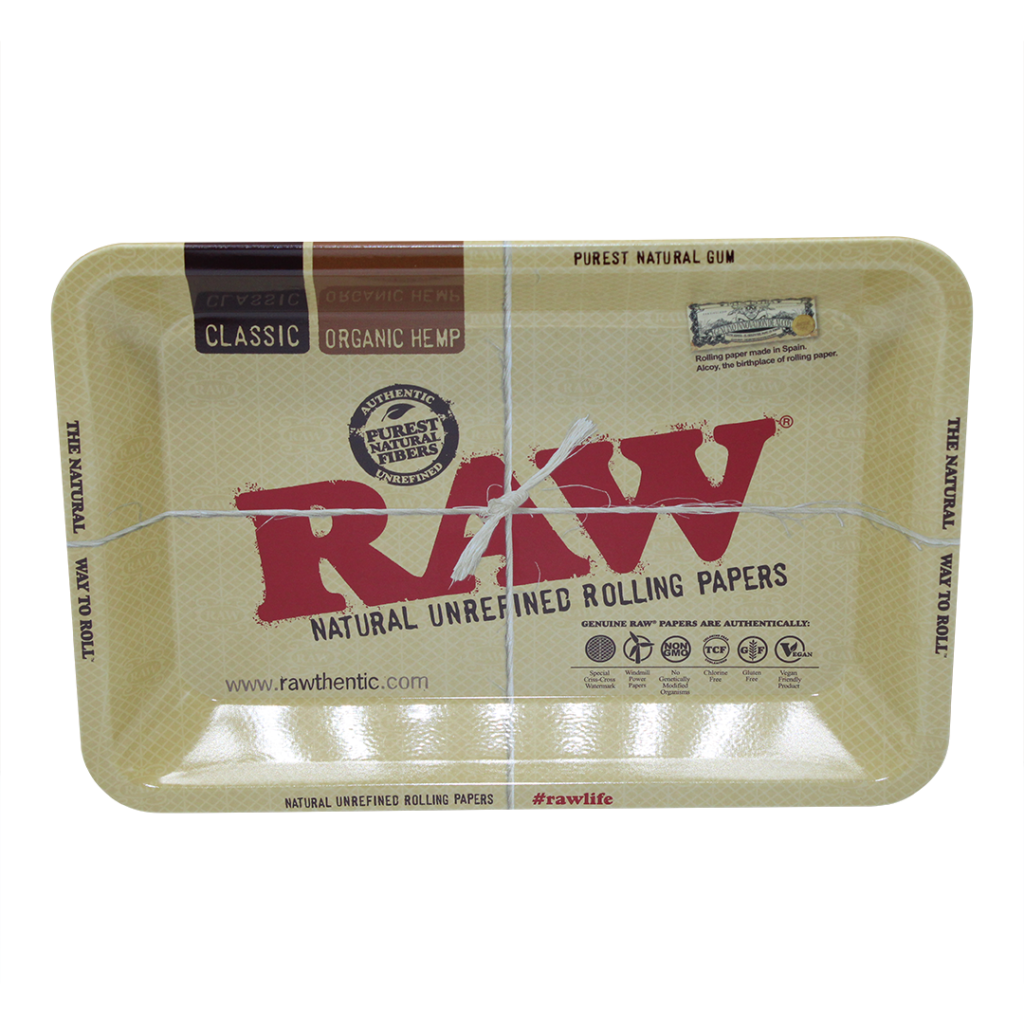 RAW Mini Metal Rolling Tray - Assorted Styles